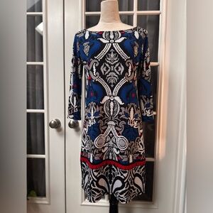 Nicole by Nicole Miller Bold Printed Dress – Medium